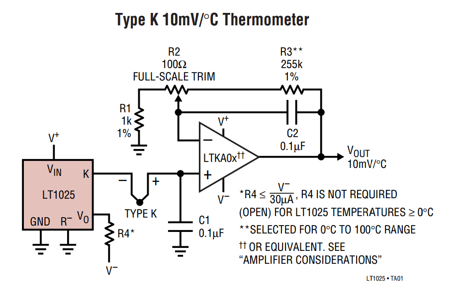Temperature Sensor Thermocouple design considerations using Linear ...