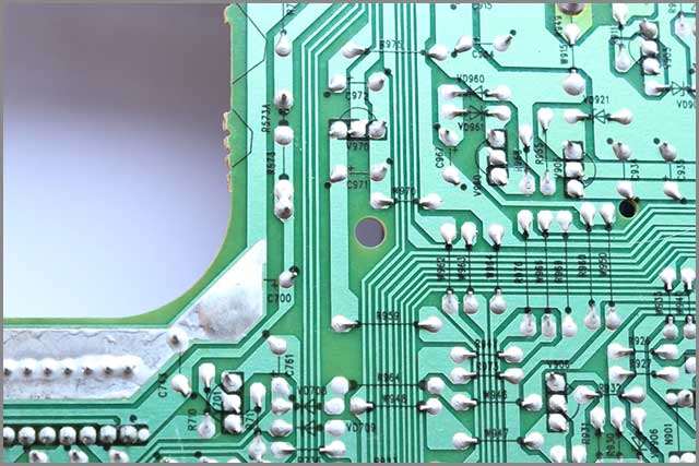 It illustrates a standard industrial PCB