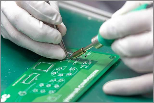 PCB component soldering
