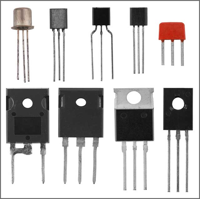 Transistors in different packages