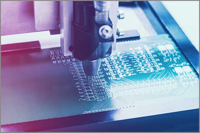 The manufacturing process of a PCB