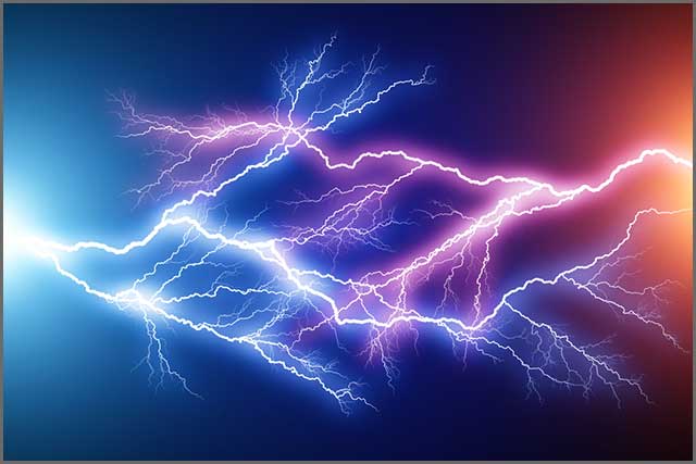 Electrostatic discharge illustration