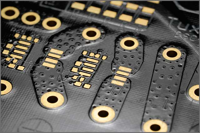 A Gold Plated PCB