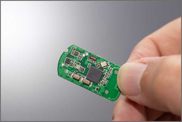 Example of a small PCB