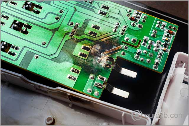 PCB short circuit after PCB soldering