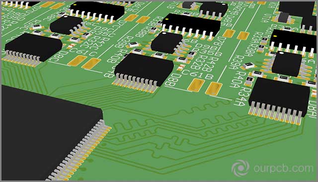 PCB 3d equipment design wiring scheme