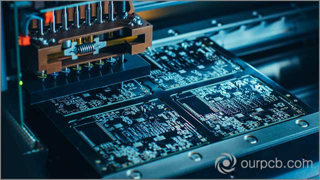 Microchip with Surface Mount PCB Technology