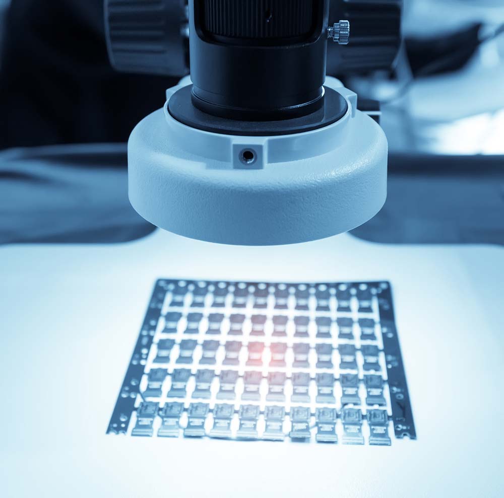 A visual measuring system using a high-res camera and bright lighting