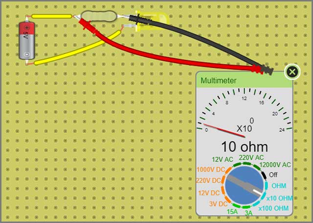 Resistance with Multimeter