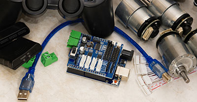 Motor controller PCB model diagram