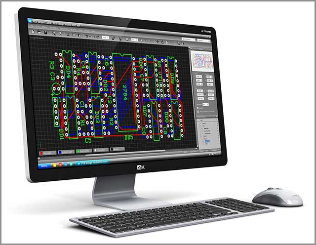 PCB Design Software Illustration