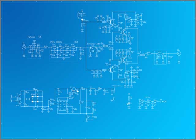 Schematics for RF Amplifier