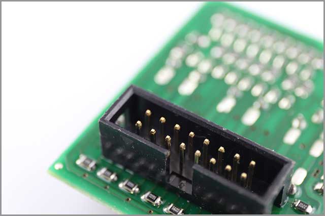 negative planes of a PCB