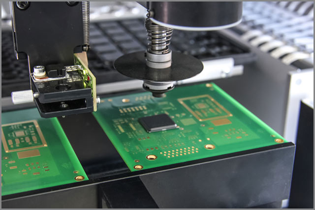 soldering the printed circuit boards (PCBs)