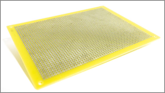 Double-sided welded board on white background