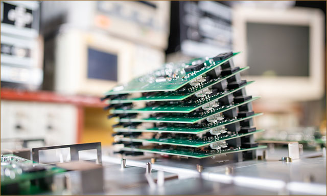 Stacked PCBs