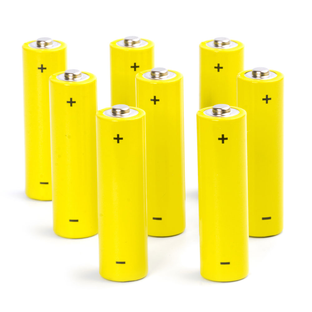 Nickel Cadmium batteries which are rechargeable