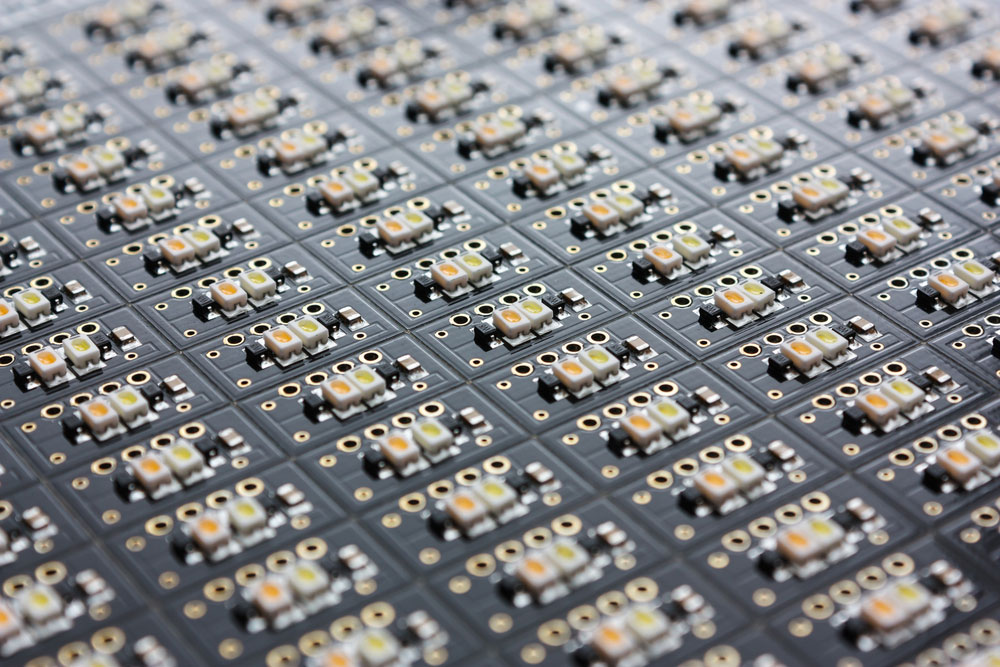 LEDs on PCB