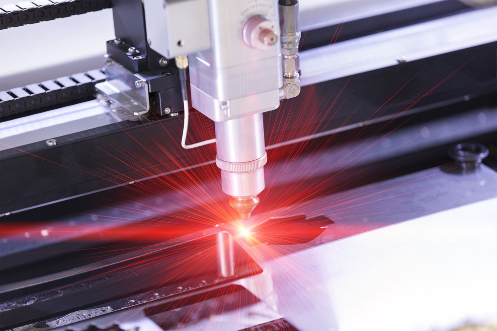 A Laser Beam Cutting Metal