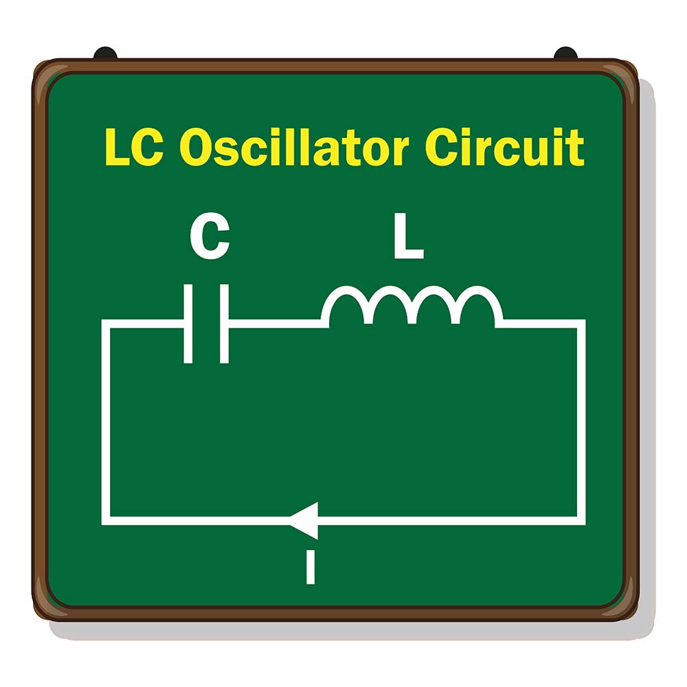 An LC oscillator circuit diagram