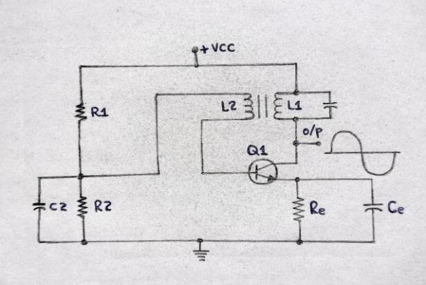 Tuned collector oscillator circuit 