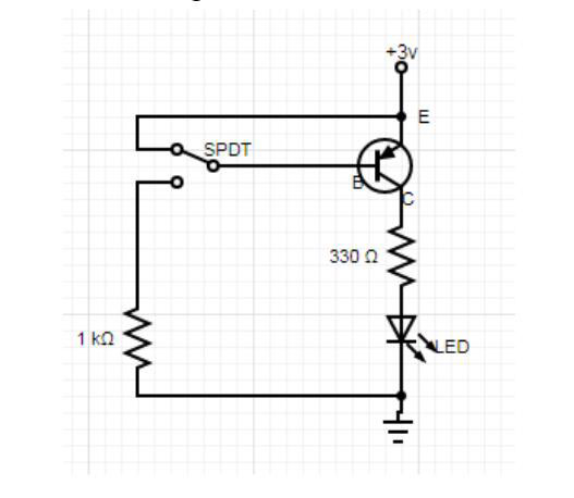 A Circuit diagram including Transistor