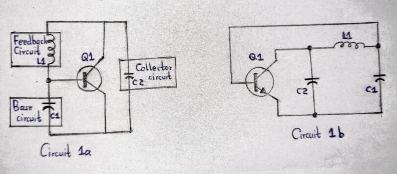 LC oscillator with crystal circuit 