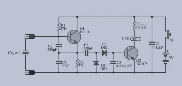 Crystal Tester Circuit Diagram