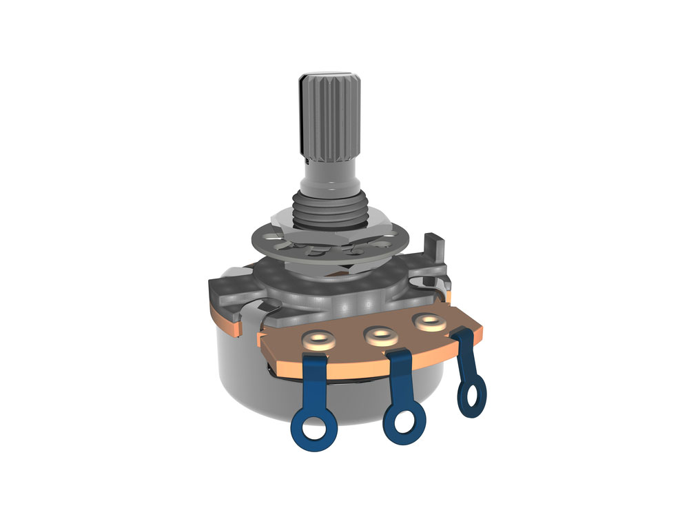 Potentiometer as an electronic control unit