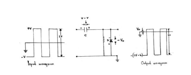 Negative clamper circuit