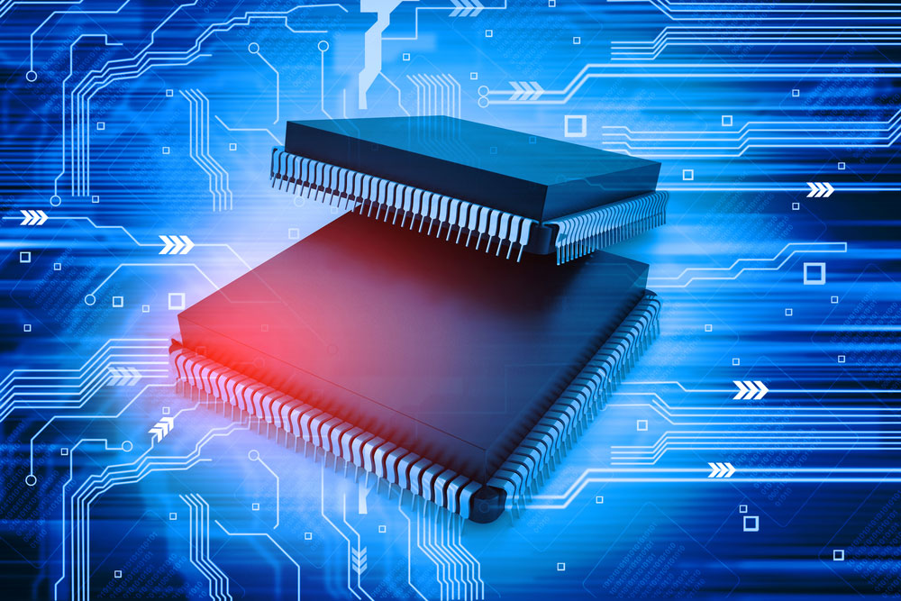 An Electronic integrated circuit chip