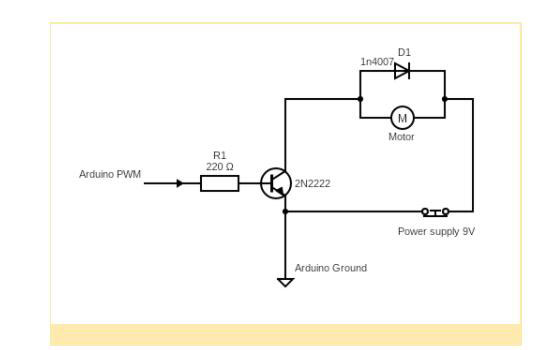 2n222 pinouts--An LED Controlling Circuit