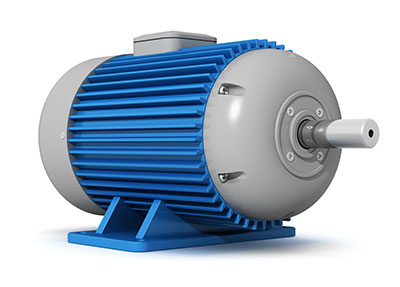 an industrial electric motor