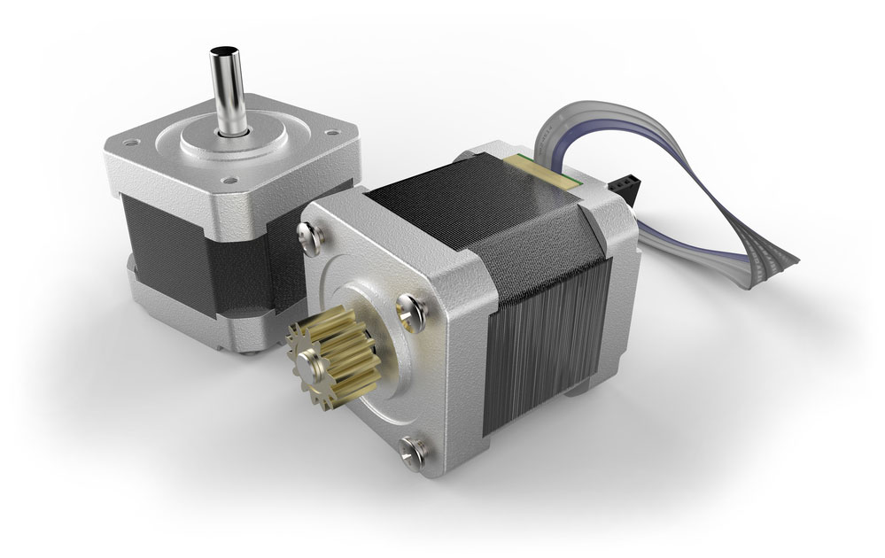 a stepper electric motor