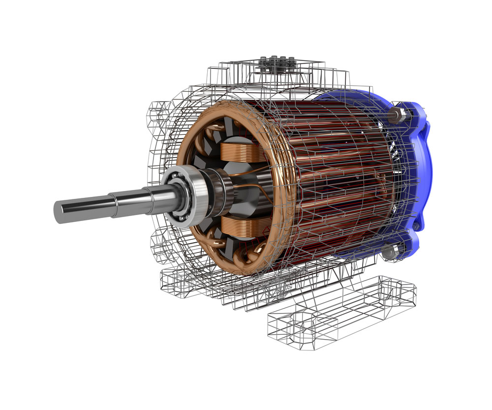  A 3D illustration of a Motor