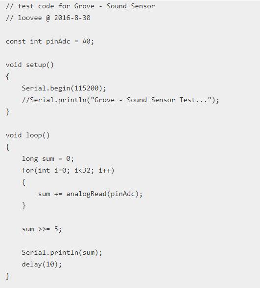 Arduino code