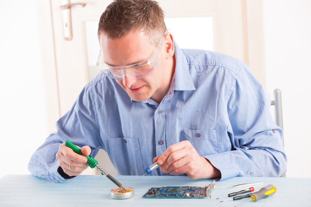 Manual soldering