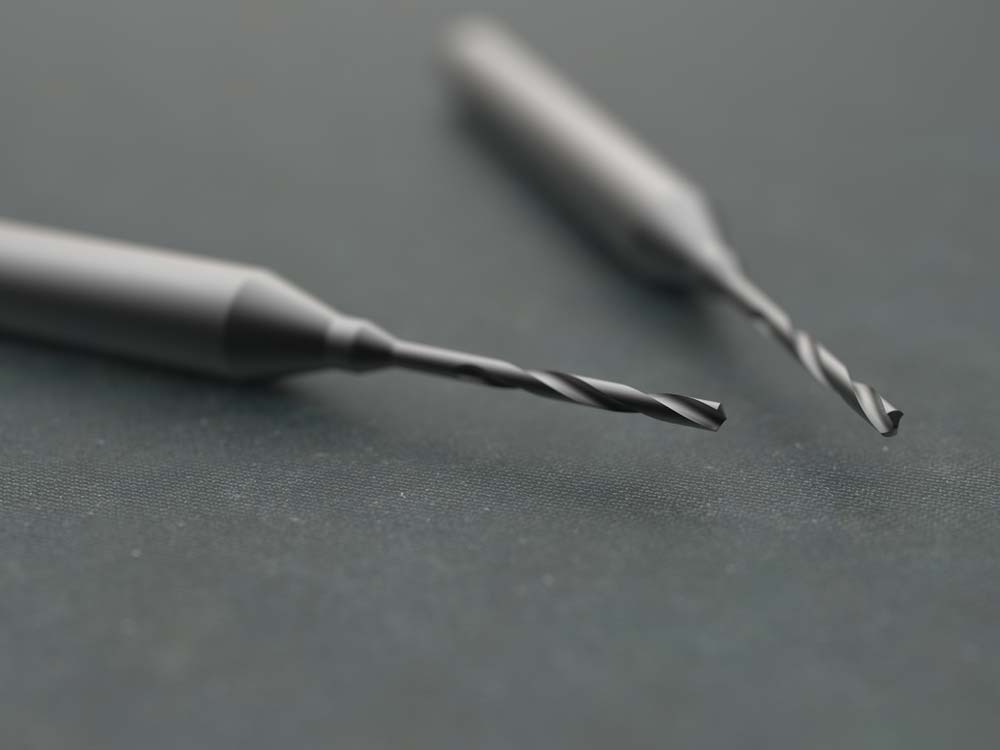 A set of tiny, high-precision drill bits