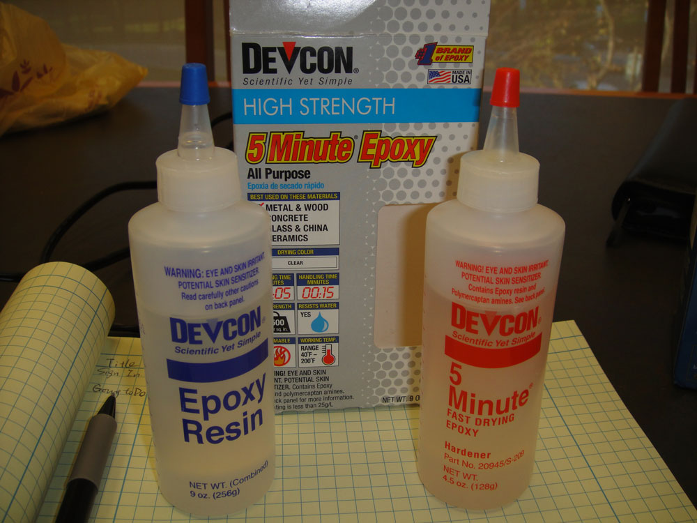 Epoxy resin solution