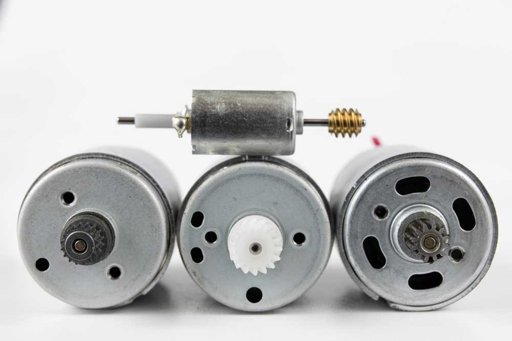 Small electric DC motors