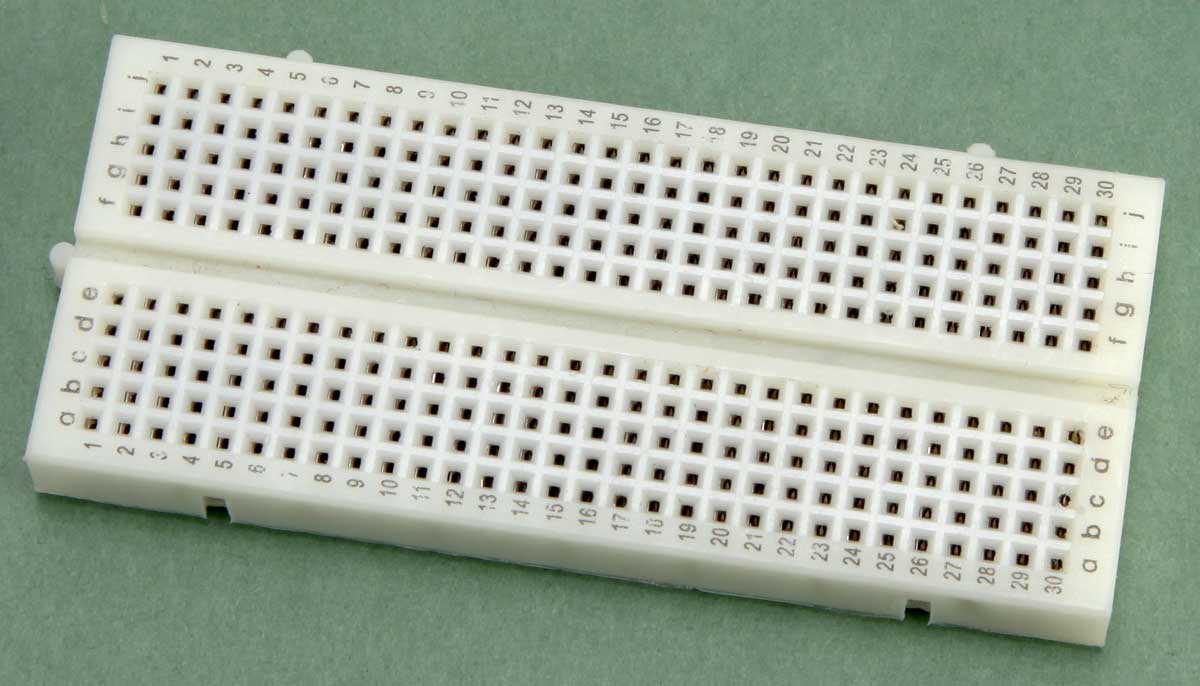 This project relies on a breadboard