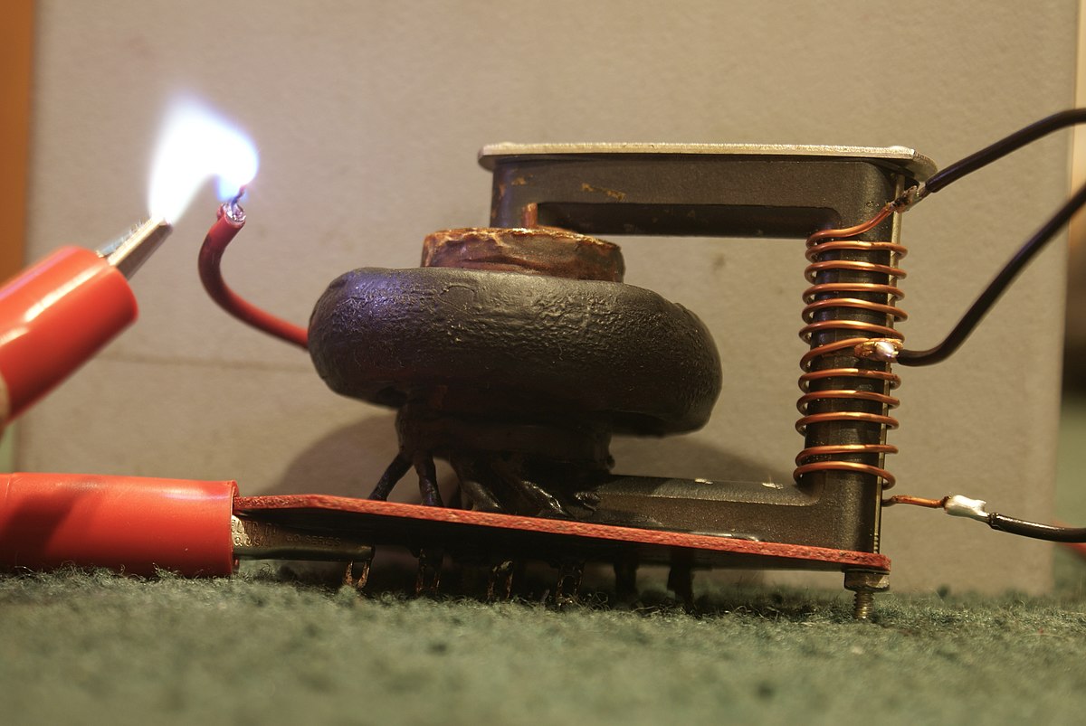 An old flyback converter. 
