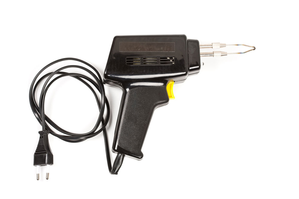 A soldering gun