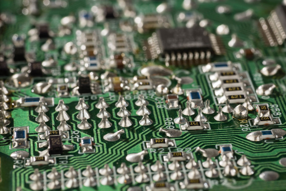 Ideal solder joints (note the shape)