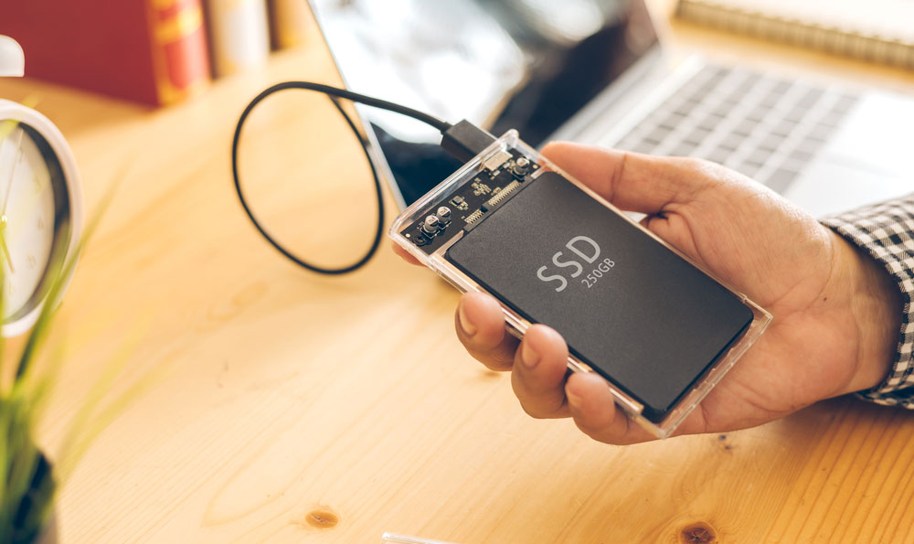 A SATA SSD
