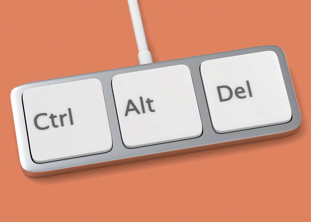 A control key on a keyboard 