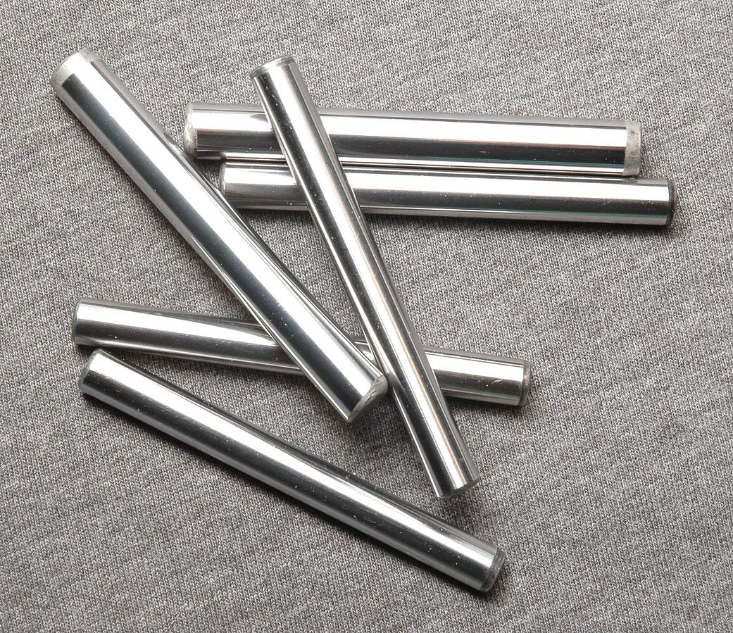Steel dowel pins for press-fit