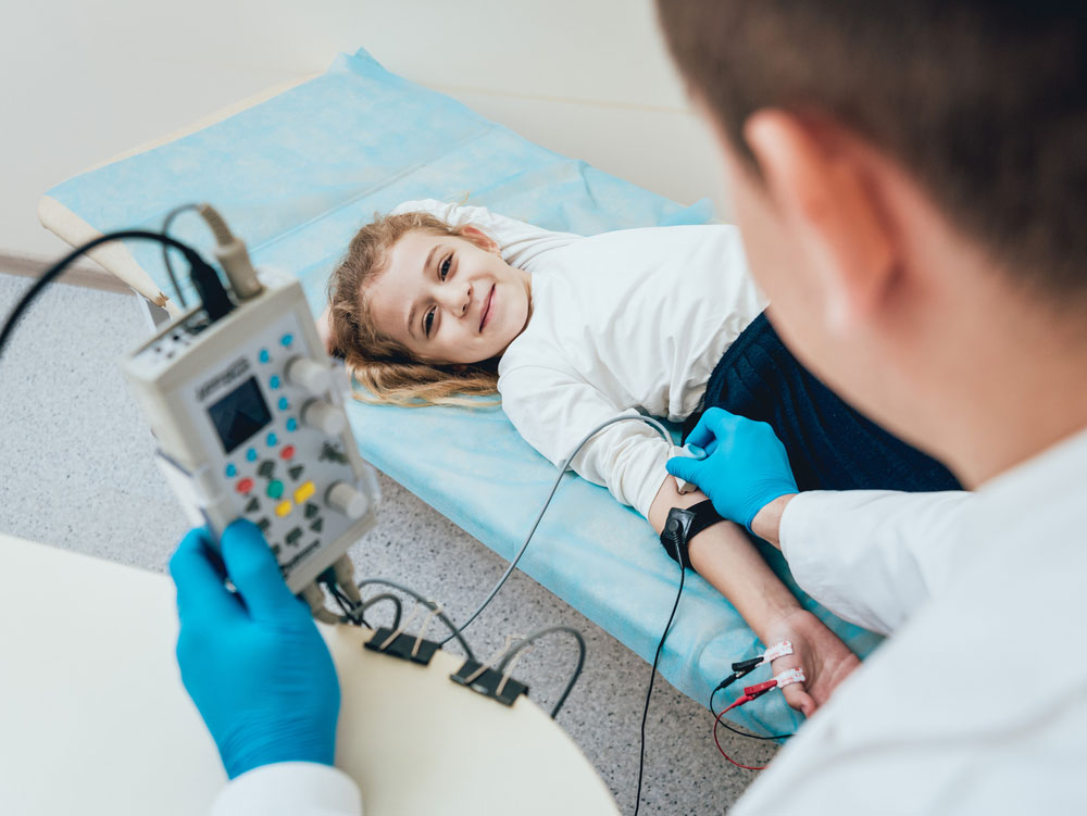 Electromyogram nerve conduction study