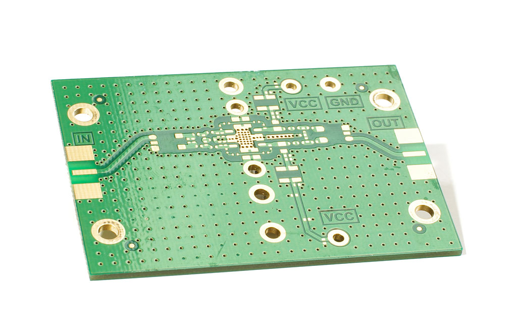 A PCB board without components
