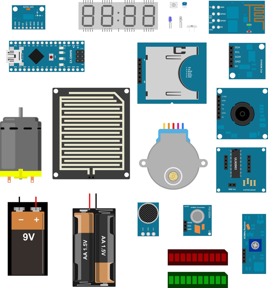 Arduino electronic elements